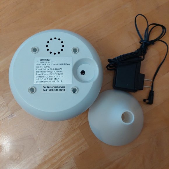 NOW Solutions Diffuser Aromatherapy Essential Oil White model #00950 - Picture 5 of 10